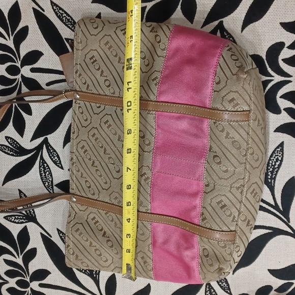 Vintage Coach Lozenge Tote Bag - Picture 10 of 12